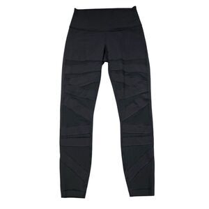 Lululemon Wunder Under Pant Hi-Rise Tech Mesh 25" Inseam Black Size 6